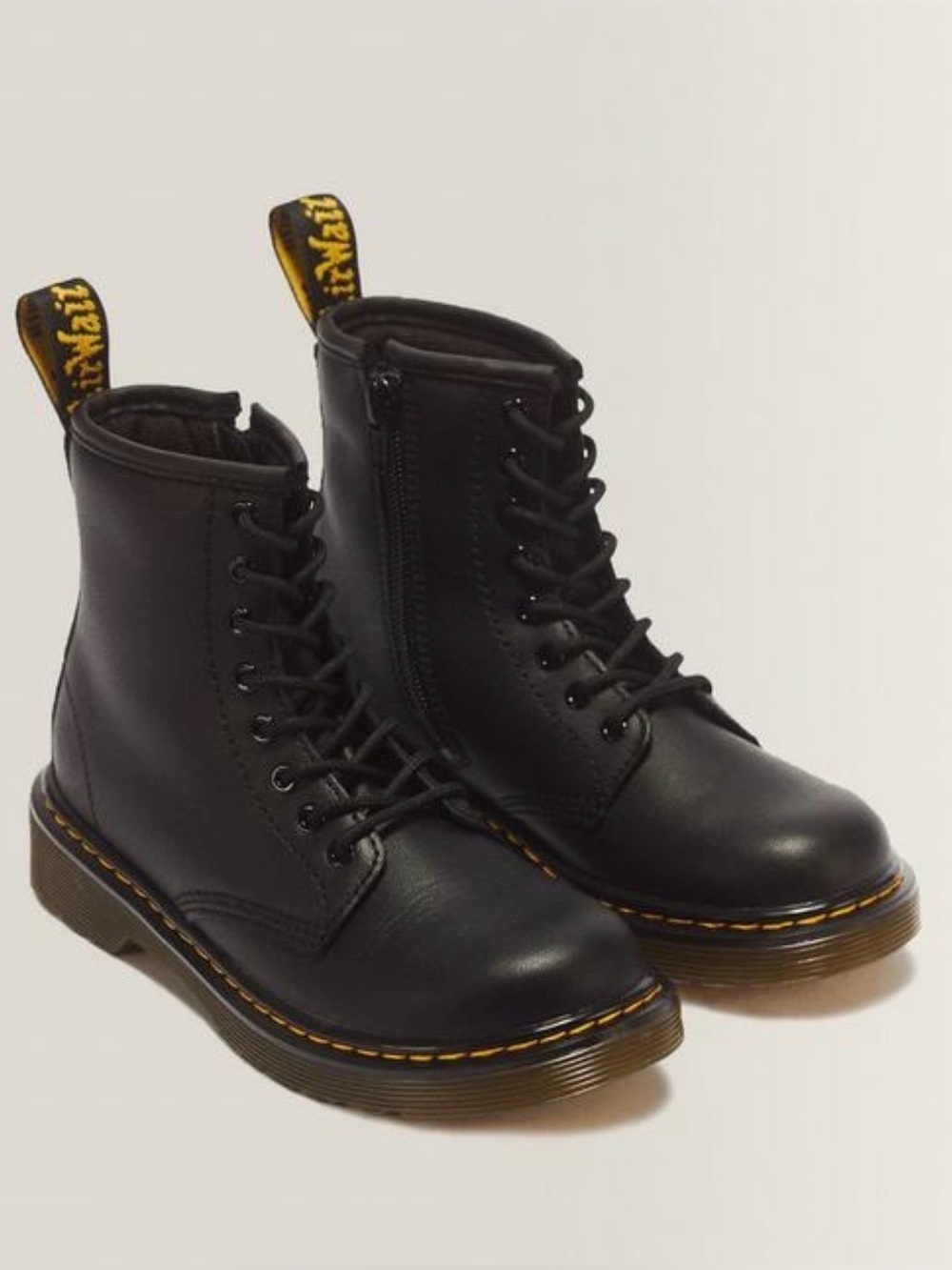 Dr. Martens Junior 1460 Softy Leather Boots – Black
